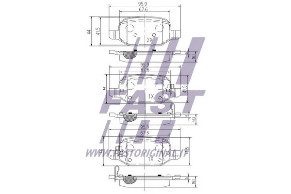 Brake Pad Set, disc brake