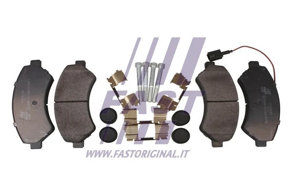 Brake Pad Set, disc brake (FT29152)