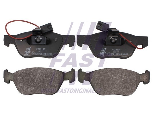 Brake Pad Set, disc brake (FT29105)