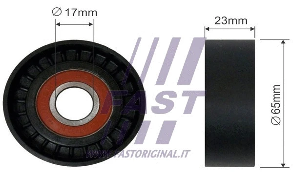 Tensioner Pulley, V-ribbed belt (FT44545)