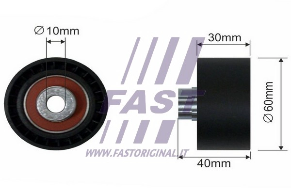 Deflection/Guide Pulley, timing belt (FT44086)