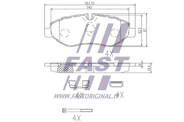 Brake Pad Set, disc brake