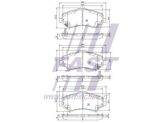 Brake Pad Set, disc brake