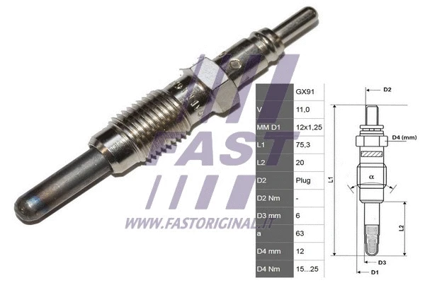 Glow Plug (FT82728)