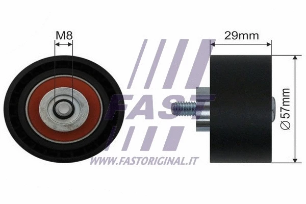 Deflection/Guide Pulley, timing belt (FT44017)