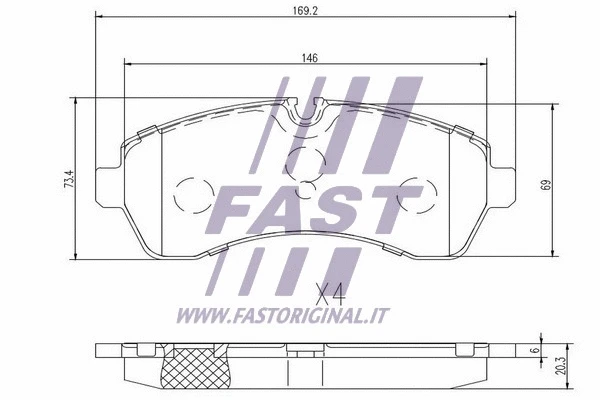 Brake Pad Set, disc brake