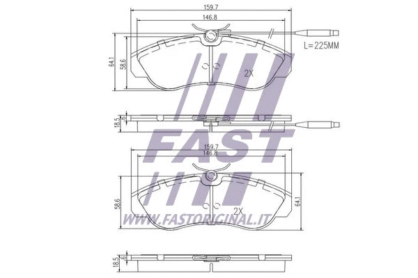 Brake Pad Set, disc brake