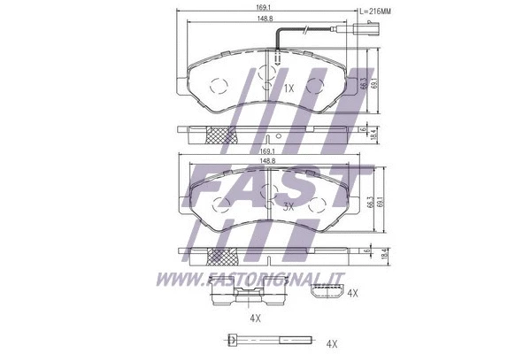 Brake Pad Set, disc brake
