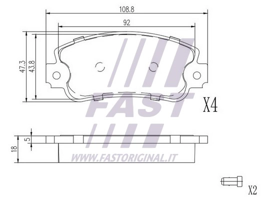 Brake Pad Set, disc brake