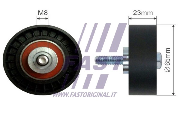 Deflection/Guide Pulley, V-ribbed belt (FT44544)