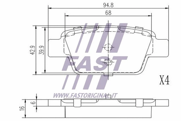 Brake Pad Set, disc brake