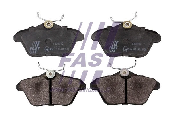 Brake Pad Set, disc brake (FT29040)