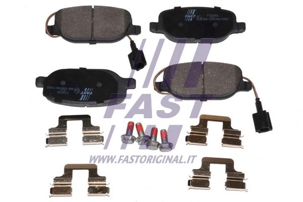Brake Pad Set, disc brake (FT29163)