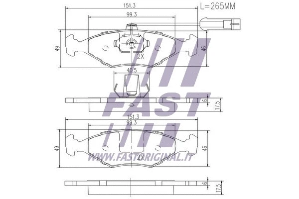 Brake Pad Set, disc brake