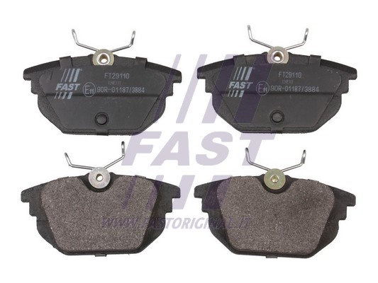 Brake Pad Set, disc brake (FT29110)