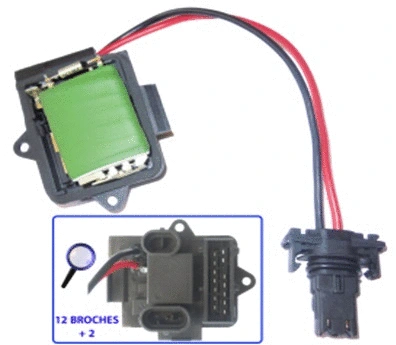 Resistor, interior blower (TOP29750036)