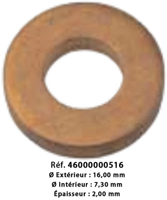 Seal, injector holder (TOP38920006)