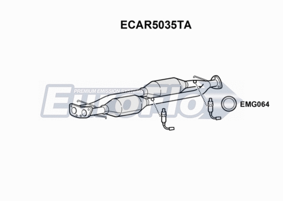 Catalytic Converter (ECAR5035TA)