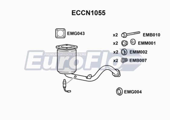 Catalytic Converter (ECCN1055)