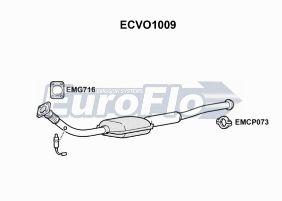 Catalytic Converter (ECVO1009)