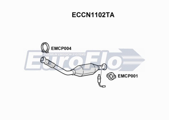 Catalytic Converter (ECCN1102TA)