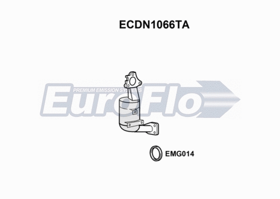 Catalytic Converter (ECDN1066TA)