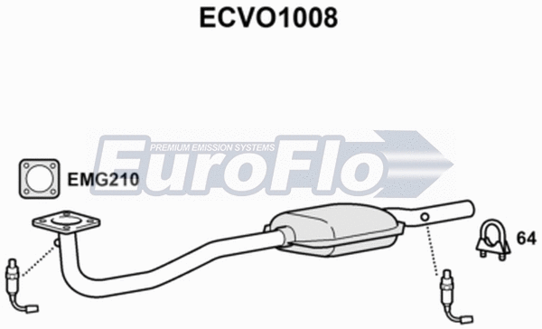 Catalytic Converter (ECVO1008)