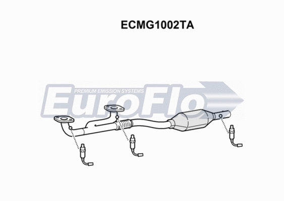 Catalytic Converter (ECMG1002TA)