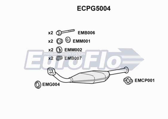 Catalytic Converter (ECPG5004)