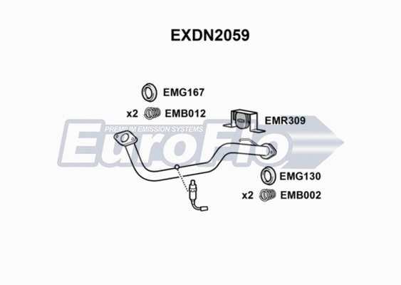 Exhaust Pipe (EXDN2059)