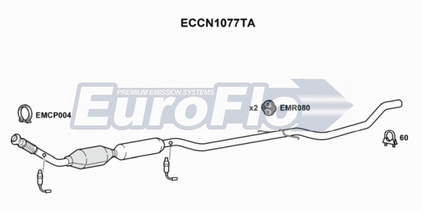 Catalytic Converter (ECCN1077TA)
