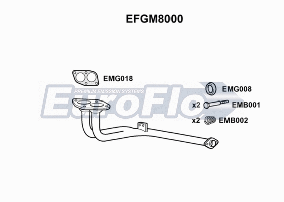 Exhaust Pipe (EFGM8000)