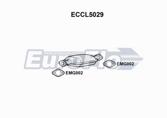 Catalytic Converter (ECCL5029)