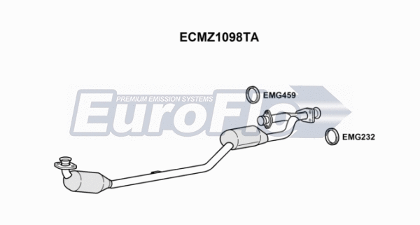 Catalytic Converter (ECMZ1098TA)