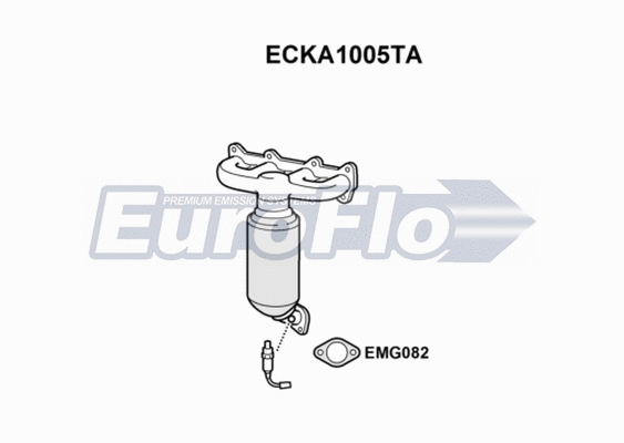 Catalytic Converter (ECKA1005TA)