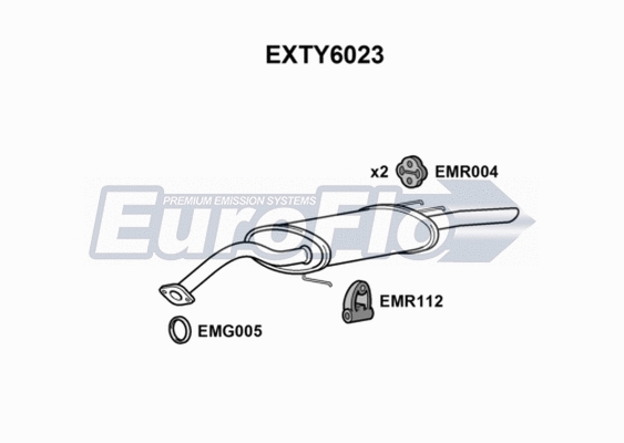 Rear Muffler (EXTY6023)