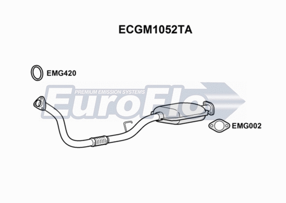 Catalytic Converter (ECGM1052TA)