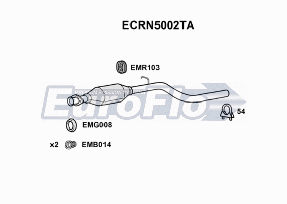Catalytic Converter (ECRN5002TA)