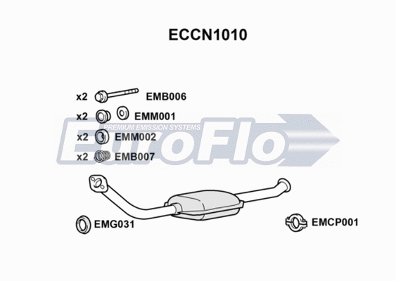 Catalytic Converter (ECCN1010)