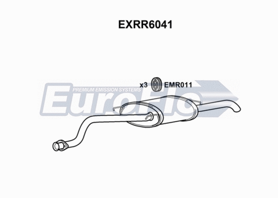 Rear Muffler (EXRR6041)