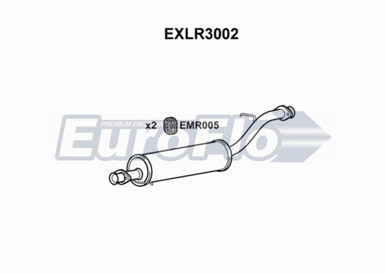 Centre Muffler (EXLR3002)