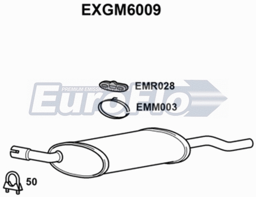 Rear Muffler (EXGM6009)