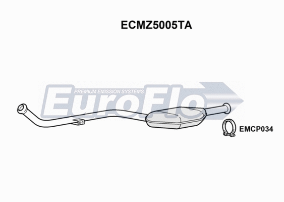 Catalytic Converter (ECMZ5005TA)