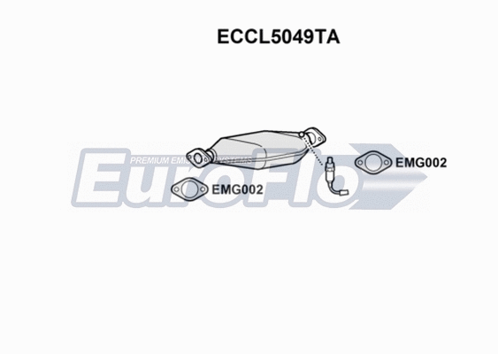 Catalytic Converter (ECCL5049TA)