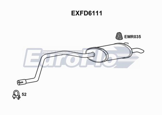 Rear Muffler (EXFD6111)