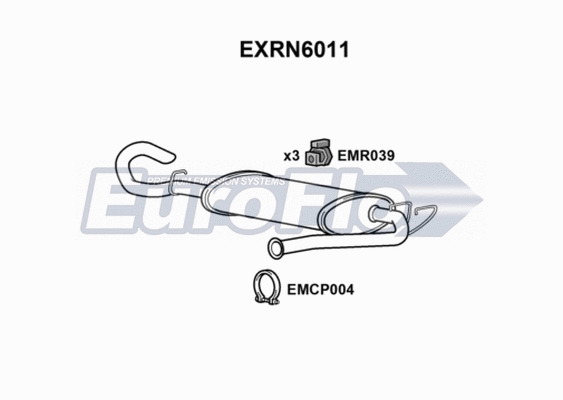 Rear Muffler (EXRN6011)