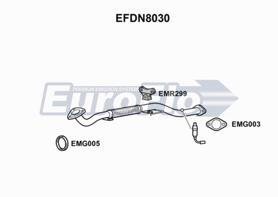 Exhaust Pipe (EFDN8030)