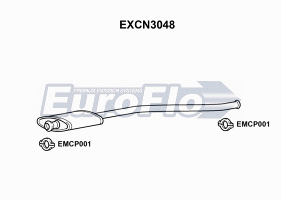 Centre Muffler (EXCN3048)