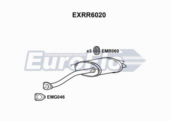 Rear Muffler (EXRR6020)
