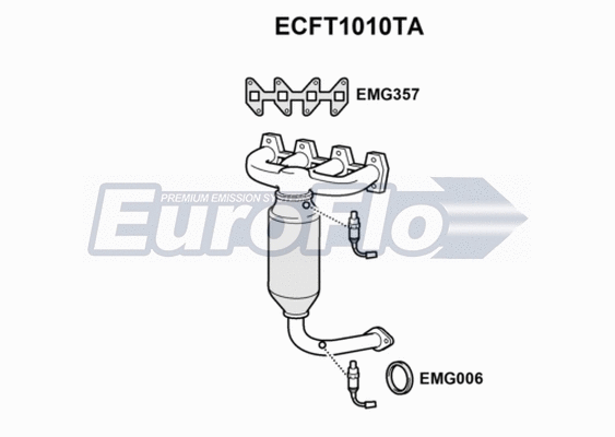 Catalytic Converter (ECFT1010TA)
